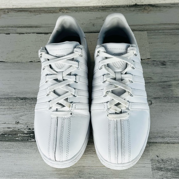 K-Swiss Men’s Classic VN Sneaker 5 Stripe Size 11.5 K Swiss Logo On Tongue - Picture 5 of 10